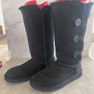UGG Bailey Button Tall Black UGGS